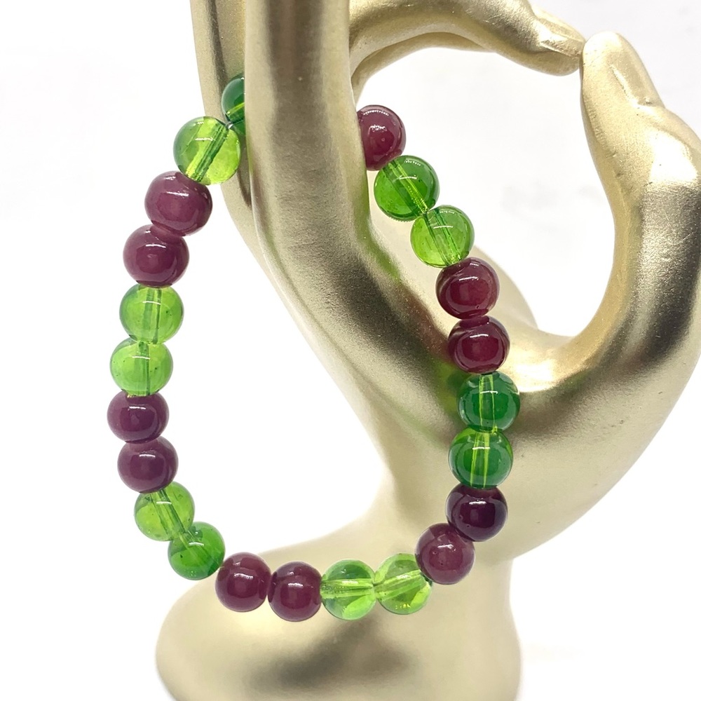 [Forest Cloud] Fabulous Stretchy Elastic Glass Beaded Bracelet